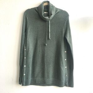 Sigrid Olsen Green Cotton Sweater NWOT Sz M